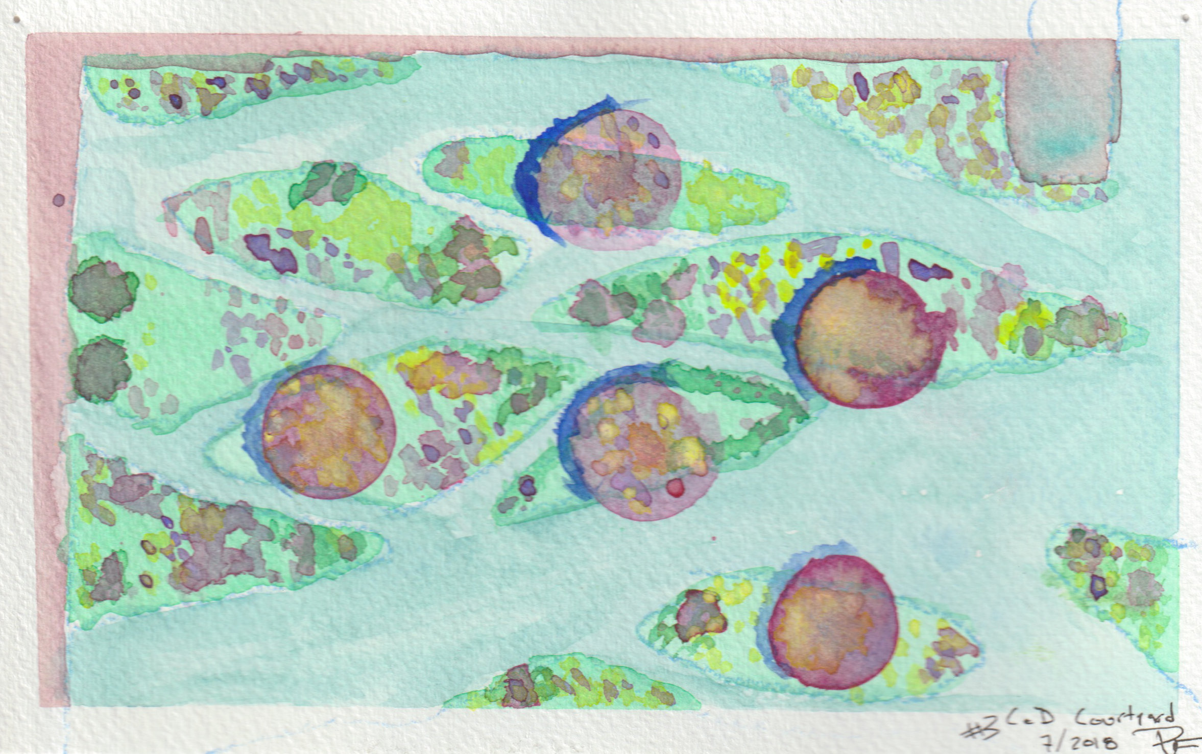 College of Design Courtyard - Spring